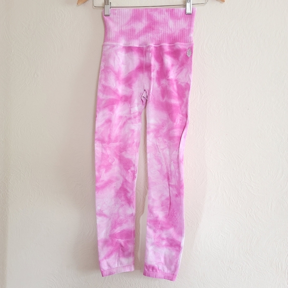 Free People Movement,  Shanti Tie-Dye‎ Leggings, Hyacinth,  Size XS/S - Picture 7 of 12
